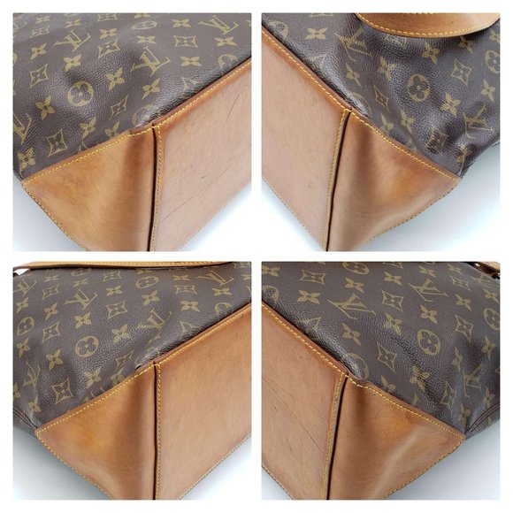 100% Authentic Louis Vuitton Cabas Mezzo Brown Monogram Tote Bag - Picture 10 of 15